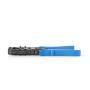 Nedis Crimp pliers / CAT5 / CAT5e / CAT6 / CAT6a / RJ10 / RJ11 / RJ45 / Abziehen / Schneiden / Zange / ABS / Stahl / Blau