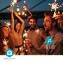 Nedis SmartLife-Dekorationsleuchten / Party-Lichter / Wi-Fi / Warmweiss / 10 LED's / 9.00 m / Android™ / Lampendurchmesser: 45 mm