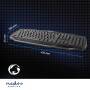 Nedis Wired Gaming Keyboard| USB 2.0| Folientasten| LED| US International| US-Layout