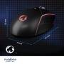 Nedis Gaming Mouse| Verdrahtet| dpi 800 1200 2400 3200 4800 7200 dpi| - Mouse - 7,200 dpi