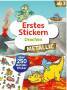 ars Edition Erstes Stickern Metallic  Drachen