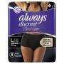 Multipack 2x 8 Stück Always Discreet Boutique Schwarze Höschen Gr. L