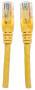 Intellinet Network Patch Cable - Cat6 - 5m - Yellow - CCA - U/UTP - PVC - RJ45 - Gold Plated Contacts - Snagless - Booted - Polybag - 5 m - Cat6 - U/UTP (UTP) - RJ-45 - RJ-45 - Yellow