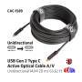 Club 3D USB 3.2 Typ C Anschlusskabel 20m aktiv optisch A/V retail - Cable - Digital