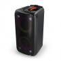 Nedis Bluetooth®-Party-Lautsprecher / max. Batteriespielzeit: 5 Std / 240 W / Tragegriff / Partylicht / Equalizer / Orange / Schwarz