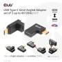 Club 3D Club3D Adapter USB 3.2 Typ C <> USB 3.2 Typ C gewinkelt St/B retail (CAC-1528)