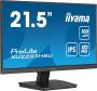 IIYAMA 54.5cm (21,5") XU2293HSU-B6  16:9 HDMI+DP+2xUSB IPS retail (XU2293HSU-B6)