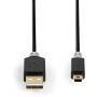 Nedis USB-KABEL A-STECK.<> MINI   2M (CCBW60300AT20   ANTH)