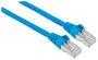 Intellinet Network Patch Cable - Cat6 - 1m - Blue - Copper - S/FTP - LSOH / LSZH - PVC - RJ45 - Gold Plated Contacts - Snagless - Booted - Polybag - 1 m - Cat6 - S/FTP (S-STP) - RJ-45 - RJ-45 - Blue