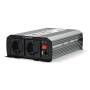 Nedis Power Inverter änderte Sinus-Wellen / Eingangsspannung: 12 V DC / Geräteausgangsanschluss: Type F (CEE 7/3) / USB-A / 230 V AC 50 Hz / 1000 W / Spitzenleistung: 2000 W / Schraubklemme / Silber