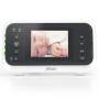 Alecto DVM-75 Video-Babyphone mit 2,4" Farbdisplay weiß/anthrazit