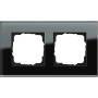 GIRA Esprit Glas - Black - Screwless - 95 mm - 166 mm - 9.85 mm - 1 pc(s)