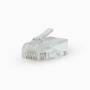 Nedis RJ45-Stecker / RJ45 Pass Through / Solid UTP CAT5 / Gerade / Vergoldet / 10 Stück / PVC / Transparent / Box