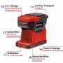 Einhell Akku-Kaffeemaschine TE-CF 18 Li-Solo 4609990 Baustellenkaffeemaschine 