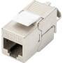 DIGITUS CAT 6A Keystone Module, shielded, toolfree