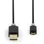 Nedis USB-KABEL A-STECKER<>MICROB 2M (CCBW60500AT20   ANTH)