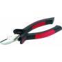 Cimco 10 0574 - Diagonal-cutting pliers - Shock resistant - PU plastic,Steel - Plastic - Black/Red - 16 cm