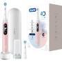 Oral-B iO 6 iO6 Sensitive Edition Elektrische Zahnbürste/Electric Toothbrush, Magnet-Technologie, 2 Aufsteckbürsten, 5 Putzmodi für Zahnpflege, Display & Reiseetui, Designed by Braun, pink sand