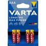 Varta MICROZELLE AAA LONGLIFE MAX PO (4703101404/4STK.BLIS)