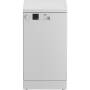 BEKO DVS05024W - Freestanding - Slimline (45 cm) - White - LED - Cold - Hot - 10 place settings