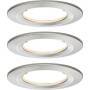 PAULMANN 934.58 - 3 bulb(s) - LED - 19.5 W - 650 lm - Metallic