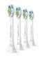 Philips Ersatz-Zahnbürsten HX6064/10 Sonicare Optimal White W2 weiß 4-er