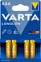 Varta MICRO  LONGLIFE AAA       1,5V (4103101414/4STK. BLI)