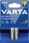 Varta MICRO LITHIUM 1,5 V      2XAAA (06103301402     2STK)