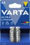 Varta MIGNON LITHIUM 1,5 V      2XAA (06106301402     2STK)