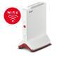 AVM FRITZ!Repeater 6000 - Wi-Fi 6 (802.11ax) - Tri-band (2.4 GHz / 5 GHz / 5 GHz) - Ethernet LAN - Red - White - Portable router