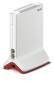 AVM FRITZ!Repeater 6000 - Wi-Fi 6 (802.11ax) - Tri-band (2.4 GHz / 5 GHz / 5 GHz) - Ethernet LAN - Red - White - Portable router