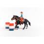 Schleich Farm World     42576 Barrel Racing mit Cowgirl Schleich