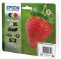 Epson Strawberry Multipack 4-colours 29XL Claria Home Ink - High (XL) Yield - 11.3 ml - 6.4 ml - 470 pages - 1 pc(s) - Multi pack