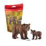 schleich® Wild Life 42473 Grizzlybär-Mutter mit Jungem