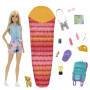 Mattel Barbie ''It takes two! Camping'' Spielset mit Malibu Puppe, Hündchen und Accessoires