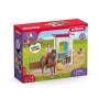 Schleich Horse Box mit Hannah & Cayenne