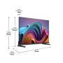 Hisense Braunware 40Z FERNSEHER QLED (40A5NQ)