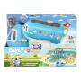 Moose Toys BLUEY HOLIDAY 3in1 Set Airplane, Boat Hotel