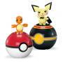 Mattel MEGA Pokémon POKÉ BALL COLL. (COLL. OF 3) - CHARMANDER AND PICHU (OS)