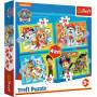 Trefl S.A. 4 in 1 Puzzle  Paw Patrol 12, 15, 20, 24 Teile