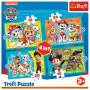 Trefl S.A. 4 in 1 Puzzle  Paw Patrol 12, 15, 20, 24 Teile