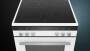 Siemens iQ300 HK9R3A220 - Freestanding cooker - White - Rotary,Touch - Front - 1.2 m - Electronic