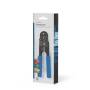 Nedis Crimp pliers / CAT5e / CAT6 / CAT6a / Abziehen / Schneiden / Zange / ABS / Stahl / Blau