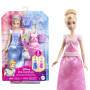 Mattel Disney Princess 2-in-1-Geschichten Cinderella-Modepuppe mit 2 Oberteilen zum Anklipsen, 2 Röc