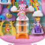 Mattel Polly Pocket x Glücksbärchi Puppen & Spielset mit Spielzeugauto und thematischen Accessoires,