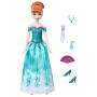 Mattel Disney Die Eiskönigin Spin & Reveal Anna-Modepuppe und Accessoires mit 11 Überraschungen aus 