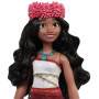 Mattel Disney Vaiana 2 singende Vaiana-Abenteuerpuppe mit charakteristischem Outfit und Accessoires, singt „We‘re Back“ in vier Sprachen, JBT61