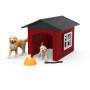 schleich® FARM WORLD 42722 Hundehütte mit Goldenretrievern