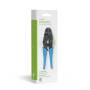 Nedis Crimp pliers / Isolationsklemme / Zange / Metall / PVC / Blau / Schwarz