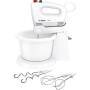 Bosch MFQ2600W - Hand mixer - White - Beat,Mixing,Stirring - Buttons - CE - VDE - Plastic